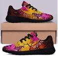 thumbnail image 3 of Pink Pumpkin BreaStCancer Awareness Halloween Shoes Sneakers Black Size 7, 3 of 7