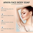 thumbnail image 3 of Papaya Soap with Turmeric & Kojic Acid for Face and Body, Brightens Skin Tone, Minimizes Acne and Dark Spots, Gentle Cleansing Bar for Even Complexion, 3 of 5