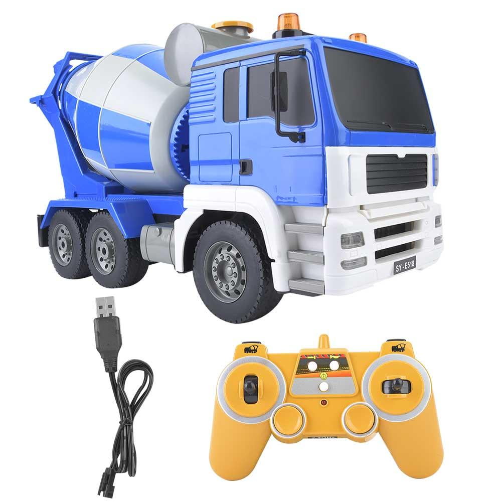 LYUMO 1:20 2.4GHz RC Remote Control Children Concrete Mixer Model Car Truck Vehicle Kid Toy