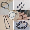 thumbnail image 5 of 1 Box 100PCS Dark Blue Baroque Natural Freshwater Genuine Cultured Oval Pearl Beads with Holes Irregular Shaped Loose Pearls Bead Bulk for Jewelry Making Bracelets Necklace Diy Craft Supply, 5 of 8