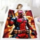 thumbnail image 5 of Deadpool anti-pilling, suave, ligera, esponjosa y acogedora de lujo para hogar y cocina – Perfecta para niños y adultos,150X200cm, 5 of 6