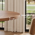 thumbnail image 2 of QinaQin 47 Inch Round Dining Table for 4-6, Farmhouse Circle Kitchen Table for Dining Room, Kitchen or Living Room, Table Only, 2 of 8