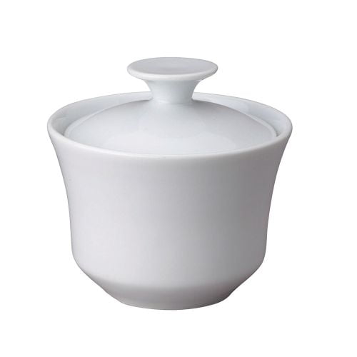 Harold Import Company Porcelain 9 Oz. Sugar Bowl with Lid, White ...