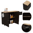 thumbnail image 6 of Boahaus Nanterre Kitchen Island, Assembled Product Height 36 in, Black Wengue, 6 of 6