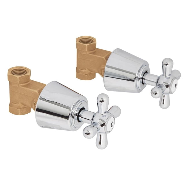 Juego de Llaves Empotrar Roscable Maneral Cruceta FOSET 49796 AQE-061