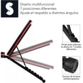 thumbnail image 4 of Banco De Ejercicio Fitness Multiposicion Banco De Pesas Con 2 Ligas Incluidas Banco De Entrenamiento Soporta hasta 150 Kg Con 7 Posiciones Diferentes Banco Gym Plegable, 4 of 7