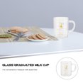 thumbnail image 2 of 1pc Glass Coffee Measuring Cup Milk Measuring Cup with Scale (Assorted Color), 2 of 8