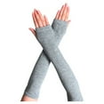 thumbnail image 4 of Guantes sin dedos Inteprter para niña gris claro 10Conjunto, 4 of 6