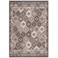 thumbnail image 4 of SAFAVIEH Sunrise Lara Geometric Reversible Indoor/Outdoor Area Rug, Ivory/Beige Brown, 4' x 5'7", 4 of 8
