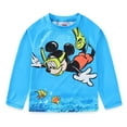 thumbnail image 2 of Disney Mickey Mouse UPF 50+ Rash Guard and Swim Trunks Swimsuit (Boys), 2 Piece Set, Sizes 12M-7, 2 of 7