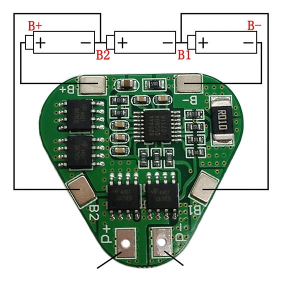 3S 12V 18650 Lithium Battery Protection Board Over-Discharge Protect