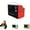 Red, variant on 2026 New Mini Cartoon TV, Rechargeable Retro Mini TV Player with 8GB Memory, Supports Headphones & USB Playback for Miniature Scenes Decorative Collectible Decor (Green)