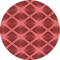 thumbnail image 1 of Ahgly Company Tapis Rond Lavable en Machine Intérieur Transitionnel Orange, 6 Pieds Rond, 1 of 7