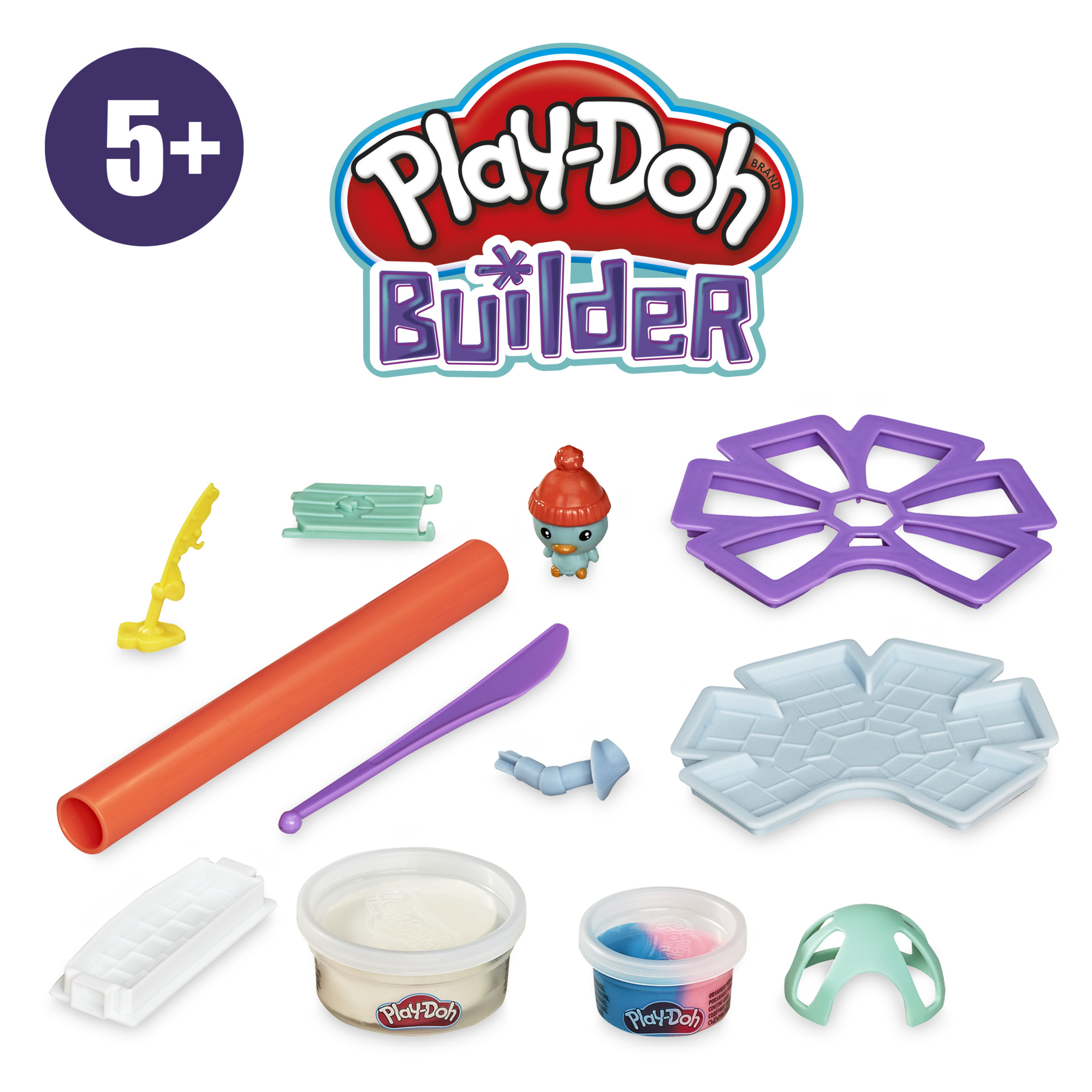 Play-Doh Builder Mini Animal & Igloo Playset, Ages 5 and up - image 7 of 7