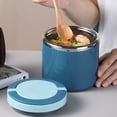 thumbnail image 2 of Boîte à Lunch en Acier Inoxydable Bocal à Boissons Conteneur Isolé Bento Portable, 2 of 11