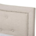 thumbnail image 5 of Bowery Hill Modern Fabric Tufted Queen Low Profile Bed in Light Beige, 5 of 7