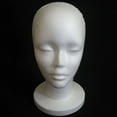 thumbnail image 4 of Female Styrofoam Mannequin Manikin Head Model Foam Wig Hair Glasses Display, 4 of 5