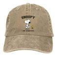 thumbnail image 3 of Gorra de camionero de Snoopy y Charlie Brown, estilo vintage, de algodón desgastado, unisex, ajustable, 3 of 5
