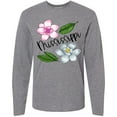thumbnail image 3 of Inktastic Mississippi Magnolia Flowers and Leaves Long Sleeve T-Shirt, 3 of 5