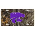 thumbnail image 1 of Kansas State Wildcats Woodland License Plate, 1 of 2