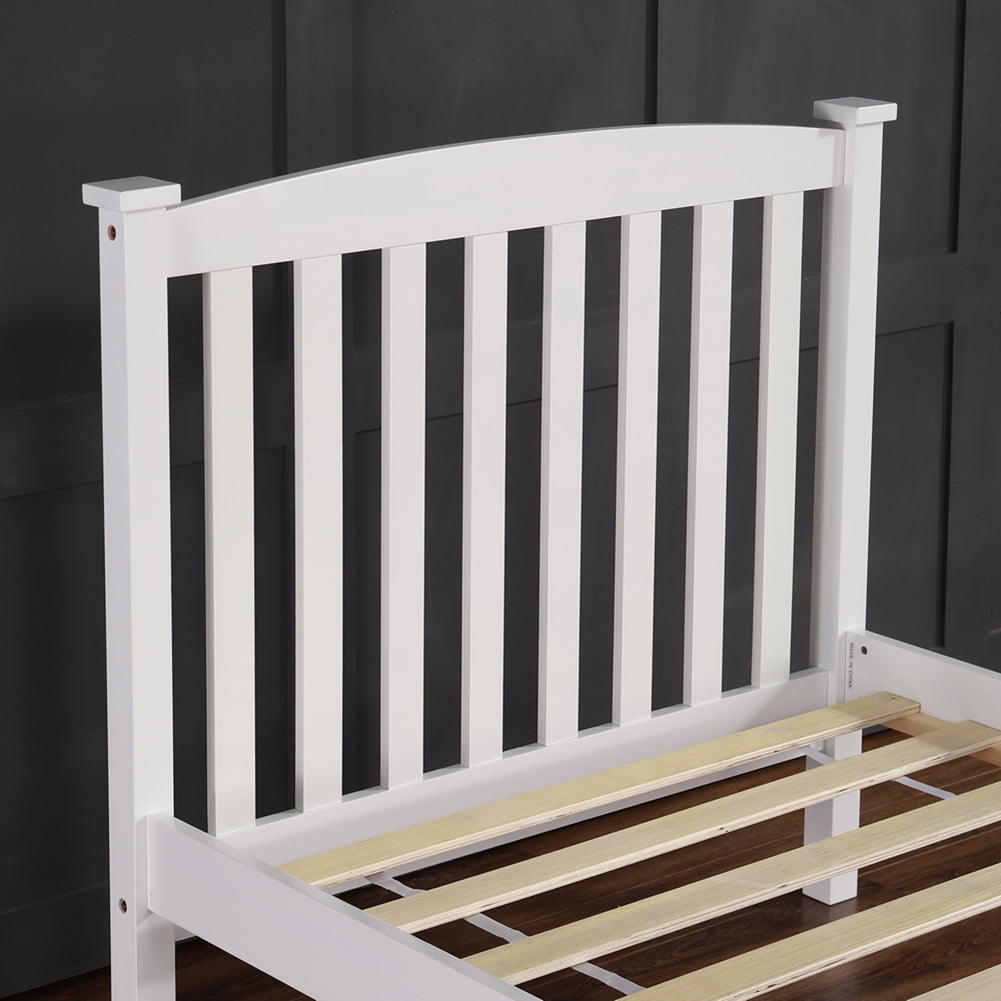Kadyn Twin Over Twin Bunk Bed, Over Twin Bunk Bed with Headboard, Modern Bunk Bed Frame for Kids Adults, White