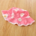 thumbnail image 5 of Fdqin Girls Dresses Sleeveless Floral Print Swing Sundress Cute Summer Midi Dresses Casual Kids A-line Dress with Sunhat Pink 7-8 Years, 5 of 8