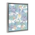 thumbnail image 3 of Stupell Industries Modern Weight Trainer & Chrysanthemums Gray Floating Frame Canvas Art, 17 x 21, by Melissa Wang, 3 of 8
