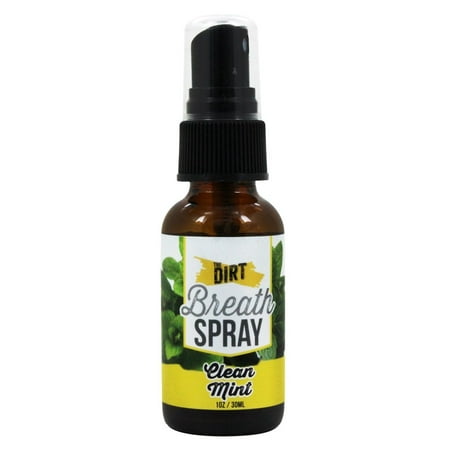 The Dirt - Alcohol Free Breath Spray Clean Mint - 1 fl. (Best Way To Mask Alcohol Breath)