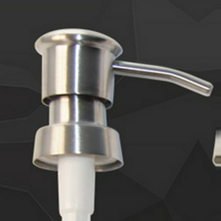 Mobile Lowerator Dispensers Two Tubes - Stainless Steel Liquid Soap Lotion Emulsion Bottle Dispenser Pump Pressing Head Nozzle Replacement Jar Tube
