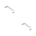 thumbnail image 3 of Moyic Solución de almacenamiento en estante para copas de vino de acero inoxidable de fácil acceso Soporte para copas de vino de acero de un solo piso 35CM 2Conjunto, 3 of 6