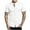White, variant on Mens Shirts Summer Fashion Casual Solid Stand Collar Button Short Sleeve Blouse Tops Shirt