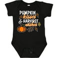 thumbnail image 3 of Inktastic Pumpkin Kisses & Harvest Wishes with Pumpkin and Fall Leaves Boys or Girls Baby Bodysuit, 3 of 5