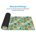 thumbnail image 5 of Disketp Gaming Mouse Pad Christmas Donuts Pattern Large Mouse Mat Long Extended Desk Pad Non-Slip Rubber Mice Pads Stitched Edges Thin Pad (11.8x31.5 Inch), 5 of 8