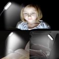 thumbnail image 1 of 9 LEDs Clip On Book Light Lampe de Lecture Rechargeable USB avec 3 Niveaux de Luminosité Réglables Longue Durée Lumière Légère, 1 of 9