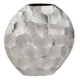 thumbnail image 1 of Modern Day Accents 3616 Facetado Vase Rond en Argent, 1 of 2