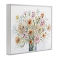 thumbnail image 4 of Stupell Industries Peach Pink Bouquet Botanical & Floral Painting White Framed Art Print Wall Art, 20 x 16, 4 of 10