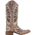 thumbnail image 5 of Corral Boots Womens A1197  w/ Black Wings Cross-13in Top 10 Brown, 5 of 5