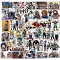thumbnail image 1 of 50pcs My Hero Academia stickers, luggage, skateboard, suitcase, tablet decoration, 1 of 3