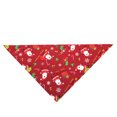 thumbnail image 1 of Methold Toalla de saliva para mascotas de Navidad, pañuelo de animales pequeños, bufanda, babero, accesorio de decoración para fiestas, regalo, azul Ropa para mascotas papa noel rojo Methold PT000170-01, 1 of 6