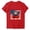A06 Red, variant on Independence Day American Flag Shirt for Women Cute Red Bow Bald Eagle Graphic Tee Short Sleeve Crewneck Casual Patriotic 4th of July Holiday Festival Tops
