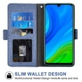 thumbnail image 2 of Huawei P Smart 2020 Wallet Case Huawei P Smart 2020 Cover Premium PU Leather Folio Flip Notebook Cover Vogue Business with Credit Slots Wallet Case for Huawei P Smart 2020 - Pink, 2 of 5