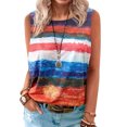 thumbnail image 4 of Camiseta sin mangas suelta con cuello redondo y estampado informal a la moda para mujer Pompotops lopia995965, 4 of 6