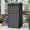 Black, variant on Uforic 31 Gallon Large Outdoor Trash Bin, Waterproof Resin Garbage Can with Lid & Drip Tray, Waste Container,for Porch, Backyard, Black