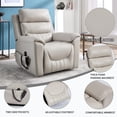 thumbnail image 3 of Sesslife Power Lift Recliner Chair, Electric Recliner Chair with Heat and Massage for Elderly, Single Sofa Recliner with Cup Holders and Side Pockets, Ergonomic Lounge Recliner Chair, Light Gray, 3 of 7