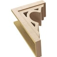 thumbnail image 6 of 12"W x 24"D x 36"H Classic Sheridan Rough Cedar Woodgrain TimberThane Corbel, Primed Tan, 6 of 6