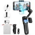 thumbnail image 1 of hohem iSteady V3 Gimbal Stabilizer for iPhone, 3-Axis Phone Gimbal, Magnetic AI Tracker, Built-in Extendable Rod & Tripod, Detachable Remote Control, Gimbal Stabilizer for Travel, Vlog, TikTok, Black, 1 of 5
