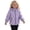C361 Purple, variant on Curuila Toddler Girls Coat With Zipper Long Sleeve Cartoon Print Hooded Jacket For Girls Winter Warm Casual Soft Outerwear Size 2-3 Years