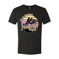 thumbnail image 2 of Wild Bobby Let Our Classroom Adventure Begin Mountain Sunset Light Colors Pop Culture Men Premium Tri Blend Tee, Vintage Black, Small, 2 of 6
