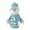 Snowman, variant on Dserfhy Christmas Doll Blue Snowman Santa Claus Reindeer Christmas Doll Handmade Plush Figure Ornament Home Office Decor