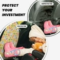 thumbnail image 4 of Easygdp Summer Animals Car Kick Mat Seat Cover 2 Pcs Anti-Kick Pockets Storage Mat Back Seat Cover Car Seat Protector, 4 of 8